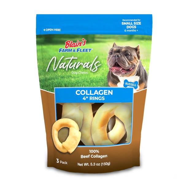 Photo of 3-Pack 4" Collagen Ring Dog Chew