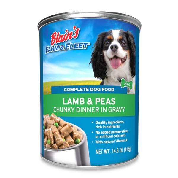 Photo of Chunks in Gravy Lamb & Peas Wet Dog Food, 14.6 oz