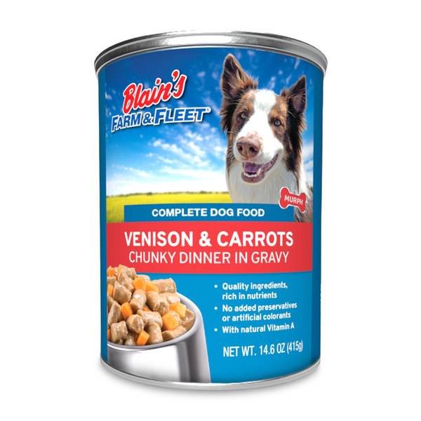 Photo of Chunks in Gravy Venison & Carrots Wet Dog Food, 14.6 oz