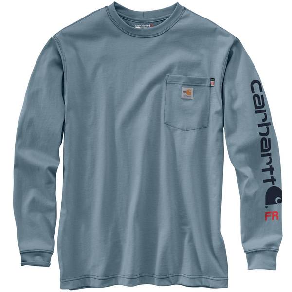 Photo of Men's Flame Resistant Force Irvine Loose Long Sleeve Logo T-Shirt