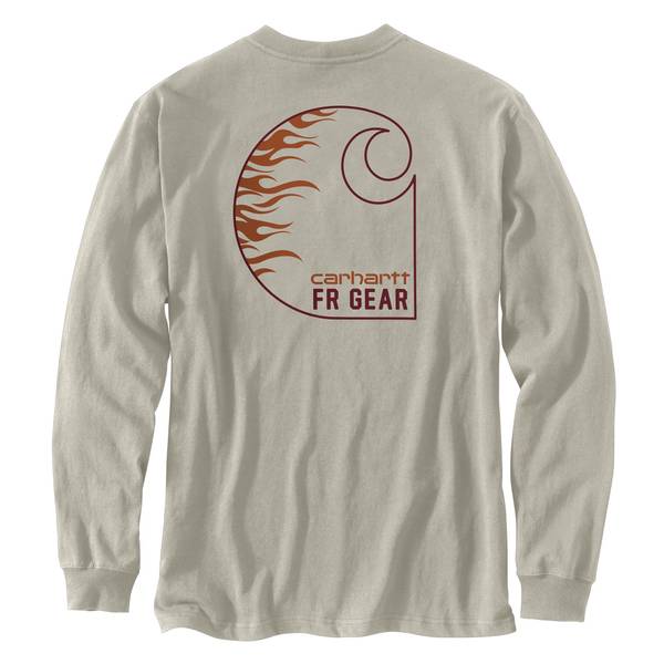 Photo of Men's FR Force Irvine Loose Long Sleeve Flames T-Shirt