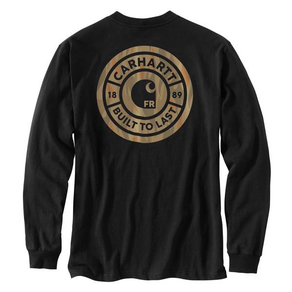 Photo of Men's Flame Resistant Force Irvine Loose Long Sleeve Camo T-Shirt