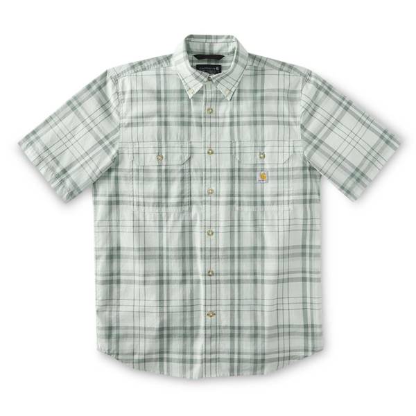 Photo of Men's Fort Loose Short Sleeve Plaid Shirt
