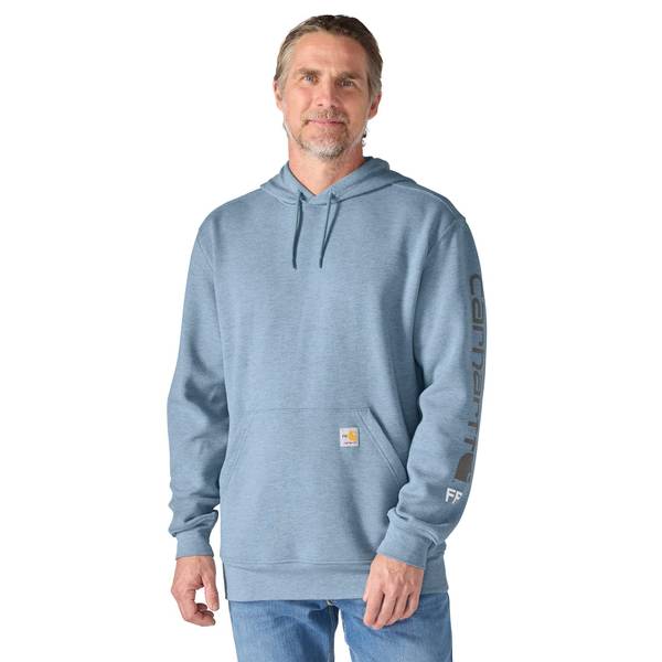 Carhartt Men's Fr Force Marquette Logo Sweatshirt | Rolling Thunder Heather | M