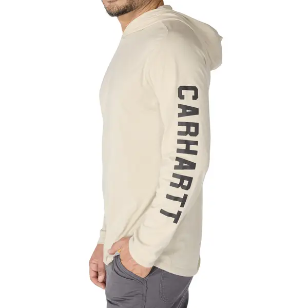 Carhartt Men's Force Relaxed Fit Midweight Long-Sleeve Logo