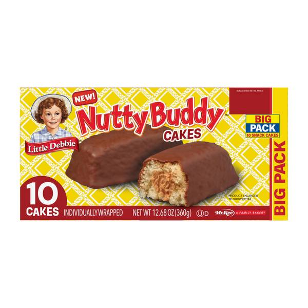 Photo of 10-Pack Big Pack Nutty Buddy Cakes