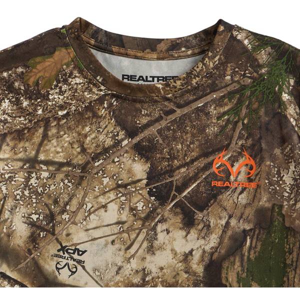 Realtree Boys Leafy Camo All Over Print Tee - 26RFT3912-S