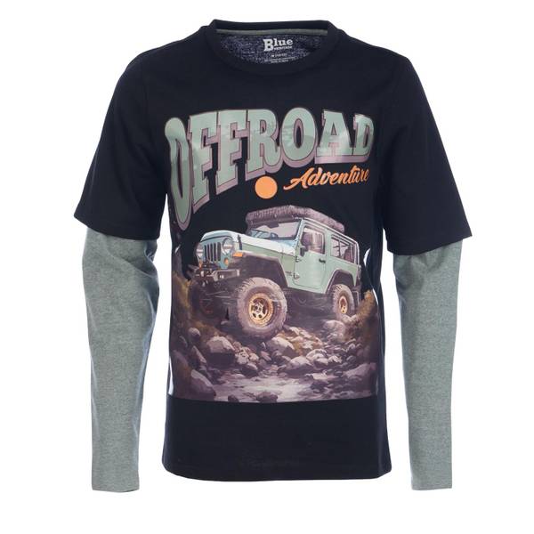 Photo of Boy's Long Sleeve Graphic Tee