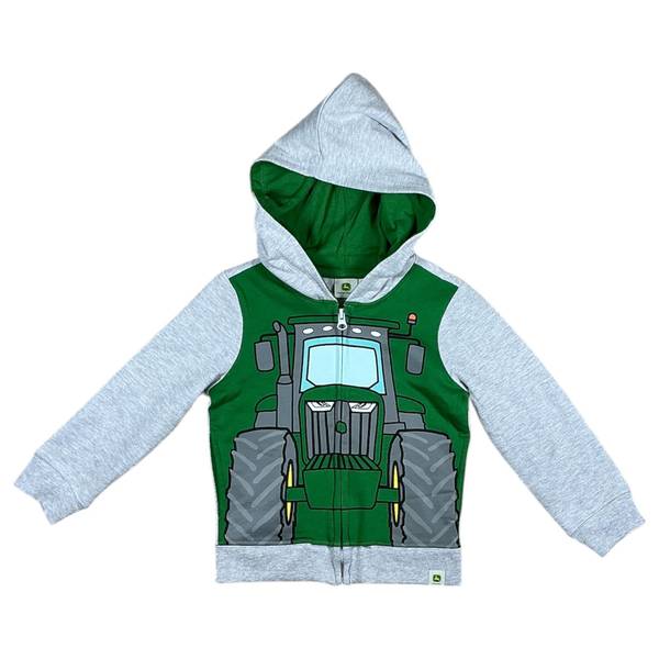 Photo of Toddler Boys Tractor Zip-Up Hoodie