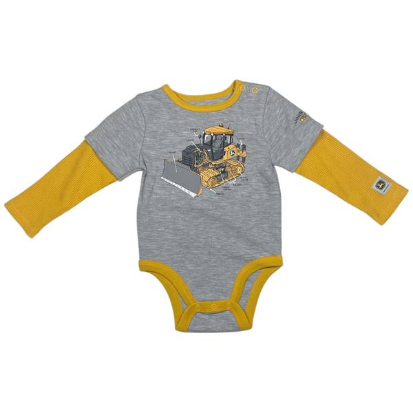 Photo of Infant Baby Bulldozer Long Sleeve Bodysuit