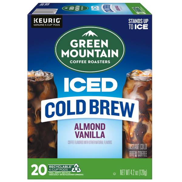 Photo of 20-Count Green Mountain Coffee Roasters ICED Almond Vanilla Cold Brew