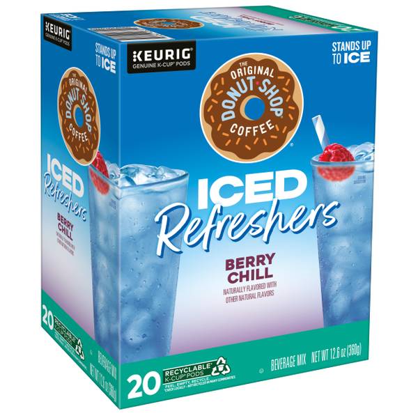 Keurig 20-Count The Original Donut Shop ICED Berry Chill Refresher