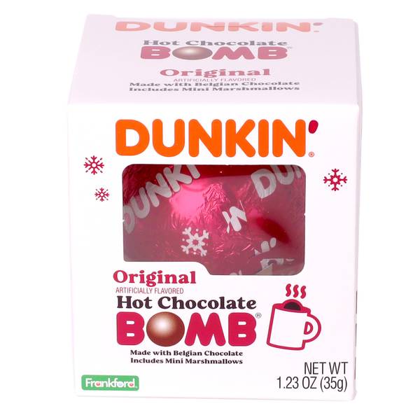 Photo of 1.23 oz Dunkin' Milk Hot Chocolate Bomb