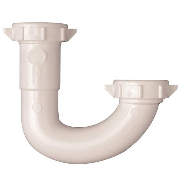 Photo of J Bend 1 1/4 inch White Plastic