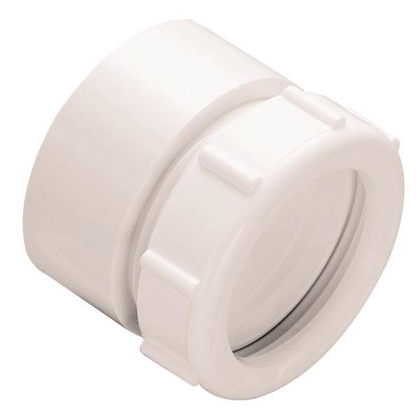 Photo of Marvel Adapter - 1-1/2" Slip Joint x 1-1/2" Schedule 40 - White PVC