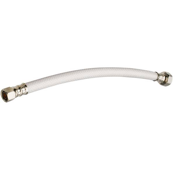 Photo of Vinyl Faucet Supply Line - 3/8" Compression x 1/2" FIP x 12" - Lead Free