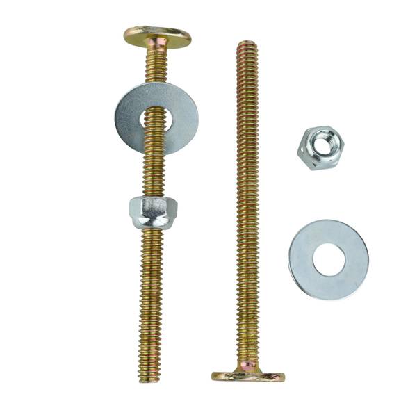 Photo of Tank to Bowl Bolt Set - 1/4" x 3" - Solid Brass - 2 Pack