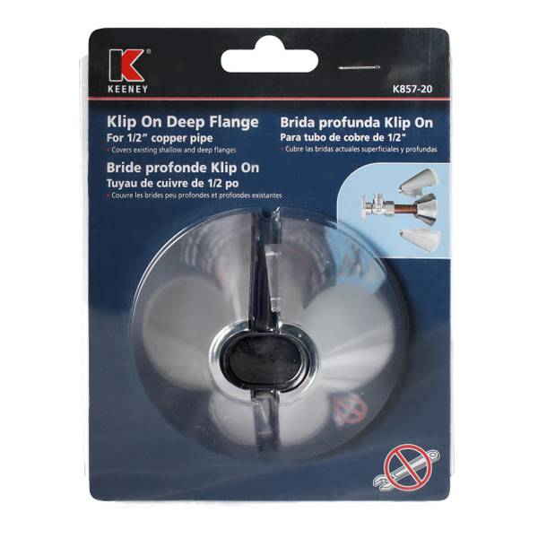 Photo of 1/2" Copper Clip On Deep Flange