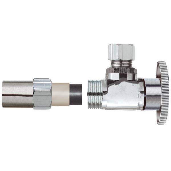 Photo of Angled Supply Valve 1/2 CPVC x 3/8 Compression