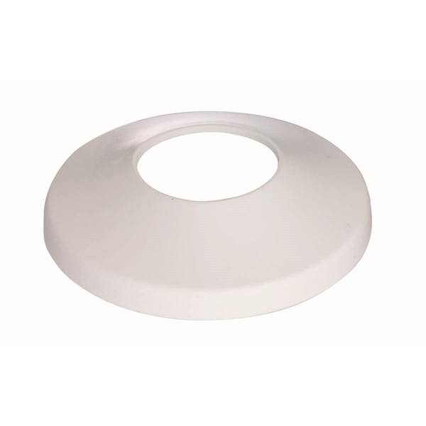 Photo of Shallow Flange - 3/4" IPS - White Plastic - Sure Grip