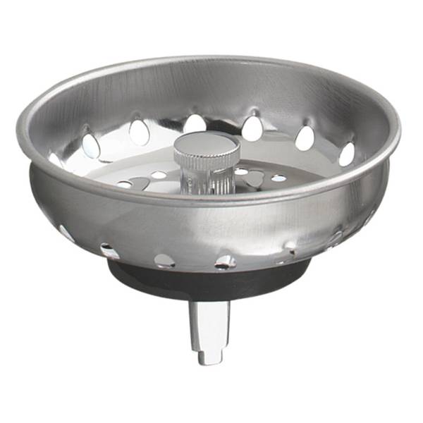 Photo of Replacement Strainer Basket - Stainless Steel with Chrome Plated Fixed Post