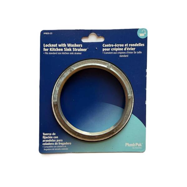 Photo of Sink Strainer Locknut with Washers