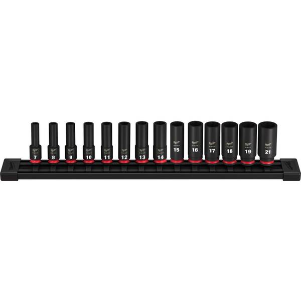 Photo of 14PC SHOCKWAVE Impact Duty 3/8" Drive Metric Deep 6 Point Socket Set