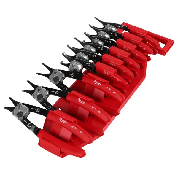 Milwaukee 9-Piece Snap Ring Pliers Set - 48-22-6539 | Blain's Farm