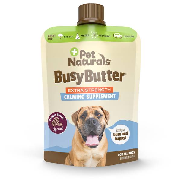 Photo of 6 oz BusyButter Calming Peanut Butter Extra Strength Pouch
