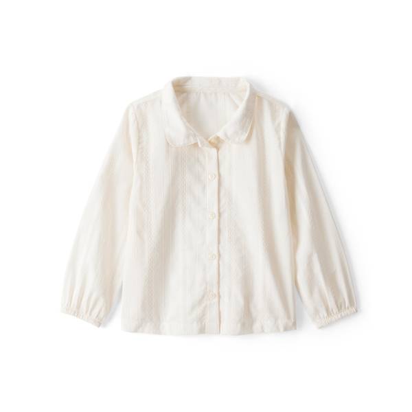 Photo of Toddler Girl's Cotton Long-Sleeve Button-Down