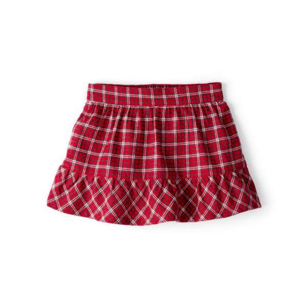 Photo of Toddler Girl's Plaid Cotton Skirt