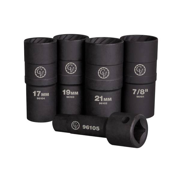Photo of 5-Piece Lug and Lock Flip Socket Set