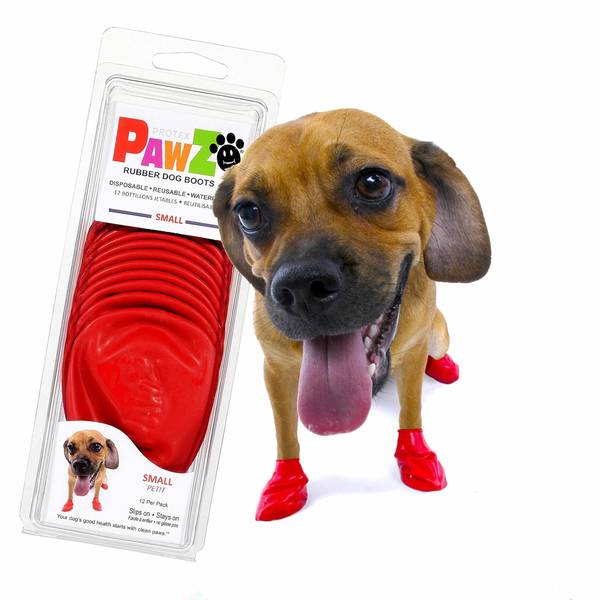 Photo of Small Red Rubber Dog Boots