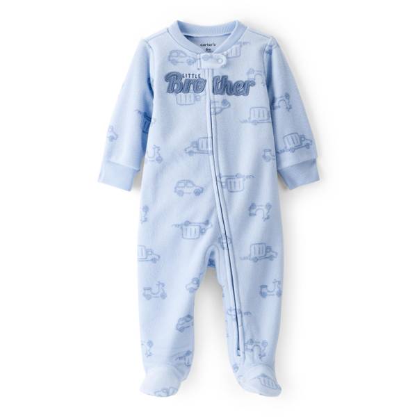 Photo of Infant Boys Firetruck Loose Fit Long-Sleeve Sleep 'n Play