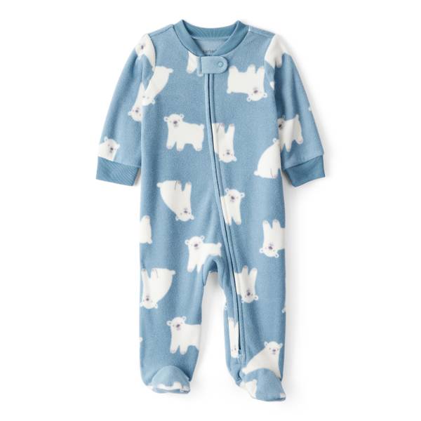 Photo of Infant Boy's Polar Bear Loose Fit Long-Sleeve Sleep 'n Play Pajamas
