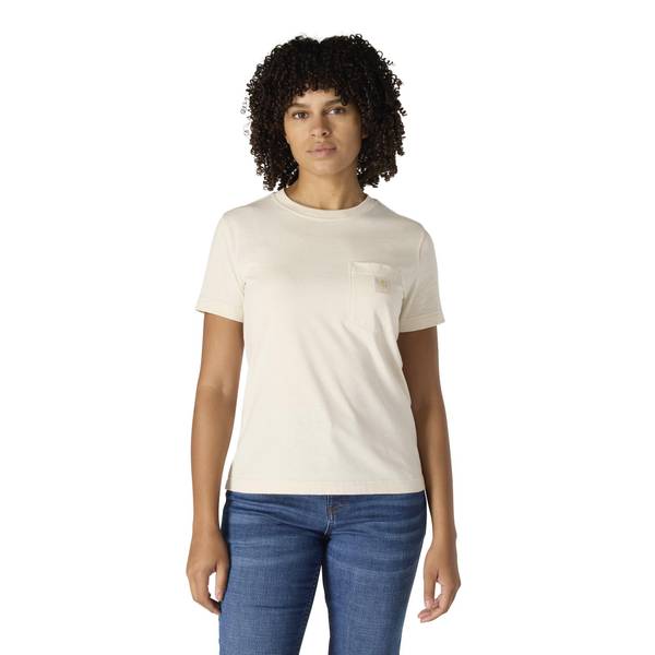 Carhartt Irvine Relaxed Short-Sleeve Pocket T-Shirt - Eggshell