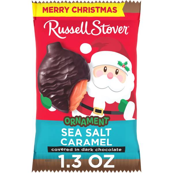 Photo of 1.3 oz Dark Chocolate Sea Salt Caramel Ornament