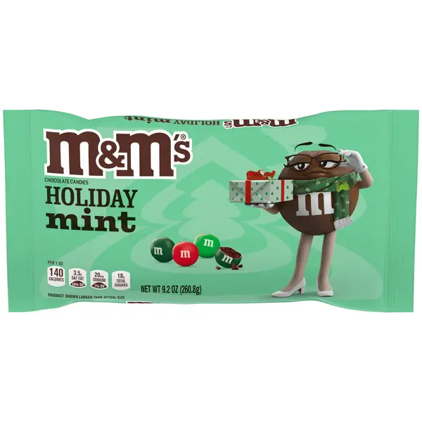 M&M's 9.2 oz Holiday Mint Chocolate Candy - 475674 | Blain's Farm