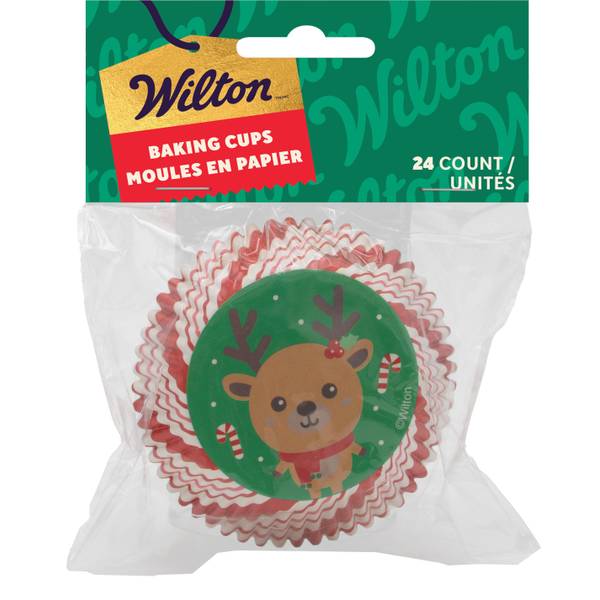 Photo of 24-Count Reindeer Standard Baking Cups