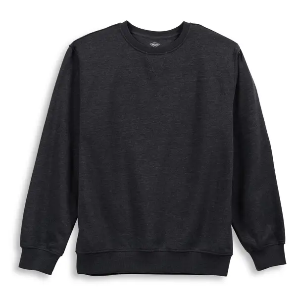 Original Fabric Basic Crew Neck Sweat 黒 BASIC CREWNECK SWEATSHIRT - Black | ZARA United States