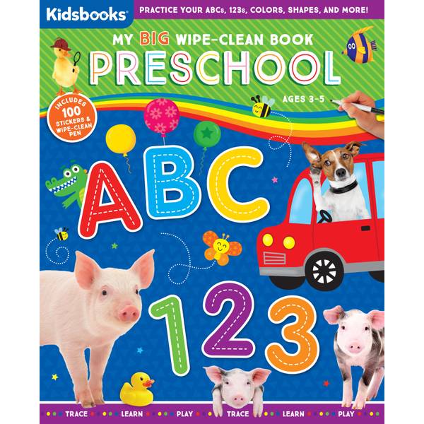 ISBN 9781628858358 product image for KidsBooks Publishing My Big Wipe Clean Preschool | upcitemdb.com