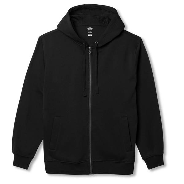 Work N' Sport Men's Long Sleeve Zip Front Hooded Sweatshirt
