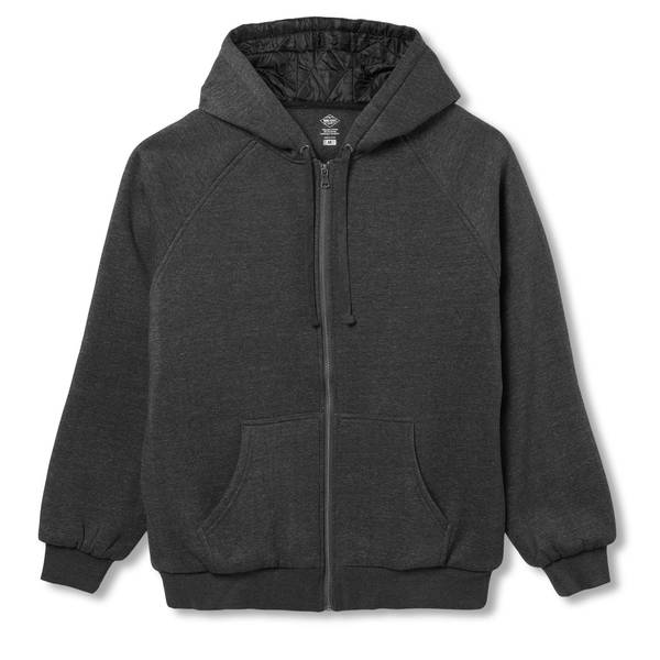 Work N' Sport Men's Long Sleeve Zip Front Hooded Sweatshirt