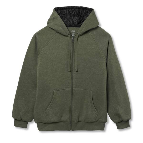 Work N' Sport Men's Long Sleeve Zip Front Hooded Sweatshirt