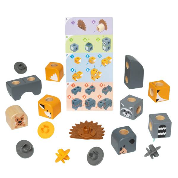 Melissa & Doug Blockables Woodland Friends Play Set - 51202 | Blain's ...