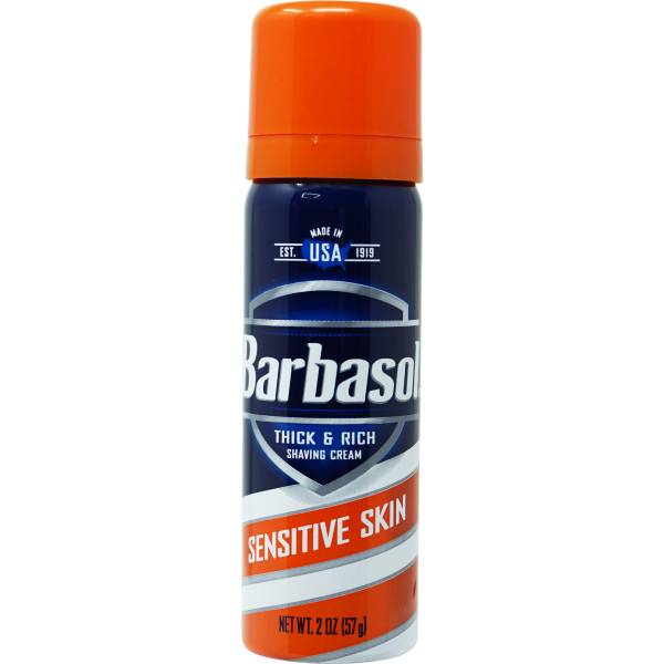Photo of 2 oz Sensitive Skin Shaving Cream Trial Size Bottle