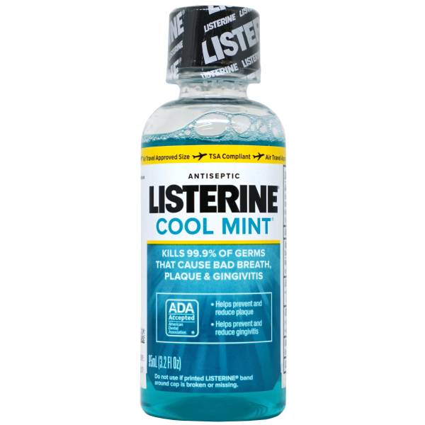Photo of 3.2 oz Cool Mint Trial Size Mouthwash