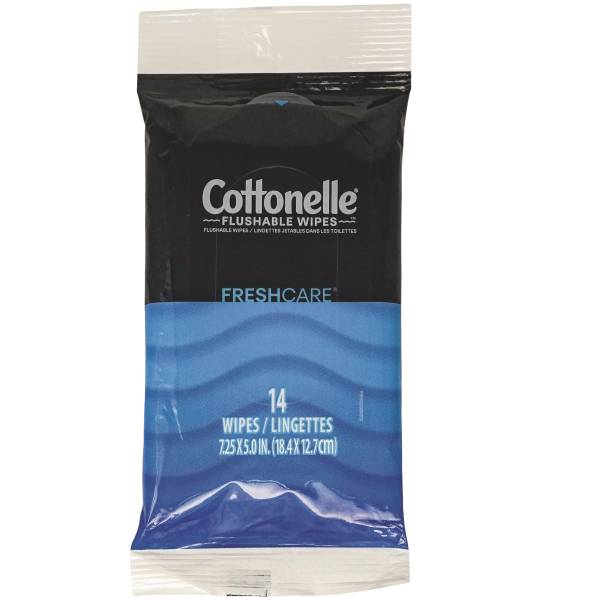 Photo of 14-Count Freshcare Flushable Wipes