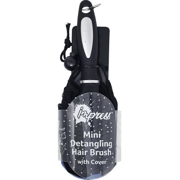 Photo of Mini Detangling Hair Brush with Travel Bag