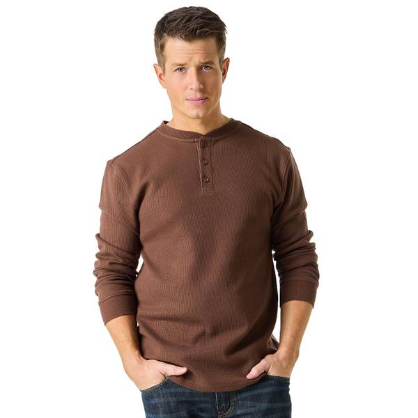 Photo of Men's Long Sleeve Thermal Henley
